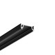 Profilé en aluminium 1m SURFACE14 EE7F/TY - Anodisé noir, montage en applique, rail LED