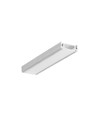 Profilé en aluminium 1m SURFACE14 EE7F/TY - Aluminium brut, montage en saillie, rail LED
