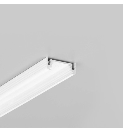 Profilé aluminium 1m SURFACE14 EE7F/TY - Blanc laqué, montage en saillie, rail LED