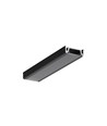Profilé en aluminium 2m SURFACE14 EE7F/TY - Anodisé noir, montage en saillie, rail LED