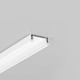Profilé en aluminium 2m SURFACE14 EE7F/TY - Blanc laqué, montage en applique, rail LED