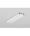 Profilé en aluminium 2m SURFACE14 EE7F/TY - Blanc laqué, montage en applique, rail LED
