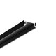 Profilé aluminium 2m SURFACE14.V2 EE7F/Y - Anodisé noir, montage en applique, rail LED