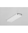 Profilé en aluminium 2m SURFACE14.V2 EE7F/Y - Blanc laqué, montage en applique, rail LED