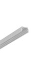 Profilé aluminium 1m UNI12 BCD/U - Aluminium brut, montage en applique, rail LED