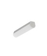 Profilé en aluminium 1m UNI12 BCD/U - Anodisé, en applique, rail LED