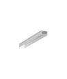 Profilé aluminium 2m UNI14 BC3/Y - Aluminium brut, montage en saillie, rail LED