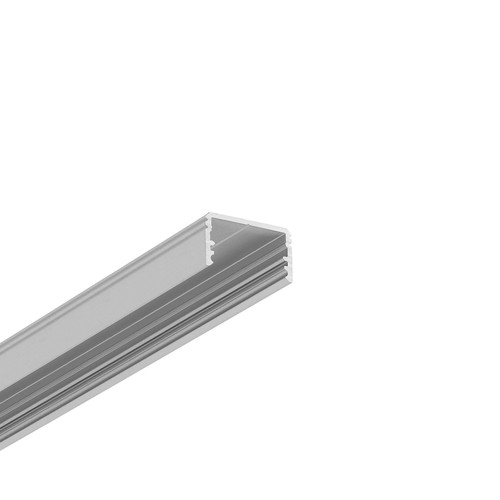 Profilé en aluminium 2m UNI14 BC3/Y - Anodisé, en applique, rail LED