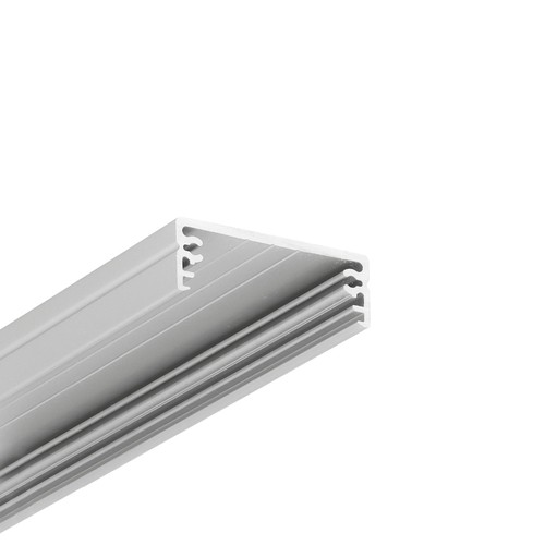 Profilé alu 1m WIDE24 G/W - Anodisé, en applique, rail LED