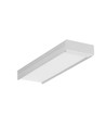 Profilé en aluminium 1m WIDE24 G/W - Aluminium brut, montage en applique, rail LED