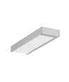 Profilé en aluminium 2m WIDE24 G/W - Anodisé, en saillie, rail LED