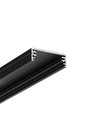 Profilé en aluminium 2m WIDE24 G/W - Noir anodisé, montage en saillie, rail LED