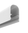 Profilé en aluminium 1m NAMI23 CD-9 - Blanc laqué, montage en saillie, rail LED