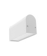Profilé en aluminium 1m NAMI23 CD-9 - Blanc laqué, montage en saillie, rail LED