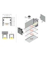 Profilé en aluminium PHIL53 C10 2m - Aluminium brut, montage en applique, rail LED
