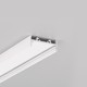 Profilé aluminium 2m VARIO30-01 ACDE-9/TY - Blanc laqué, montage en applique, rail LED