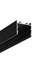 Profilé en aluminium 2m VARIO30-02 ACDE-9/TY - Anodisé noir, montage en applique, rail LED