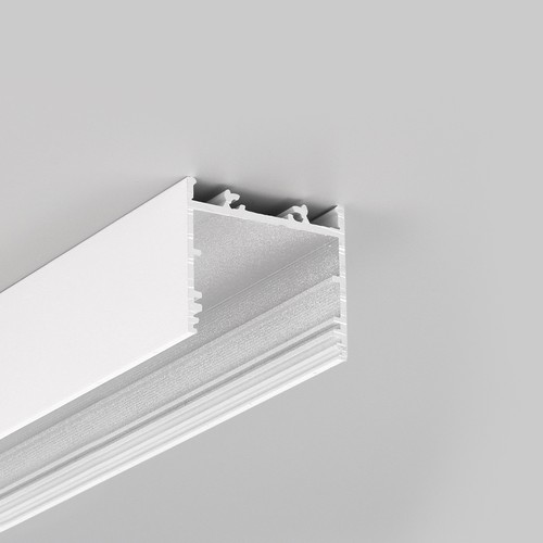 Profilé aluminium 2m VARIO30-02 ACDE-9/TY - Blanc laqué, montage en saillie, rail LED