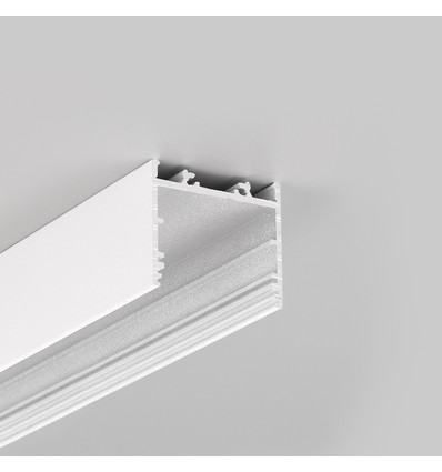 Profilé aluminium 2m VARIO30-02 ACDE-9/TY - Blanc laqué, montage en saillie, rail LED
