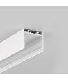 Profilé aluminium 2m VARIO30-02 ACDE-9/TY - Blanc laqué, montage en saillie, rail LED