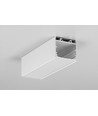 Profilé aluminium 2m VARIO30-02 ACDE-9/TY - Blanc laqué, montage en saillie, rail LED