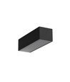 Profilé en aluminium 2m VARIO30-02 ACDE-9/TY - Anodisé noir, montage en applique, rail LED