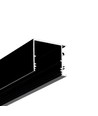 Profilé en aluminium 1m VARIO30-03 ACDE-9/TY - Anodisé noir, montage en applique, rail LED