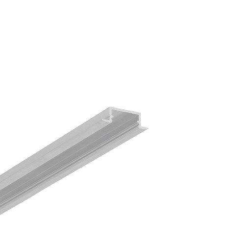 Profilé en aluminium 1m BEGTIN12 J/S - Aluminium brut, encastré, rail LED