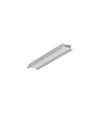 Profilé en aluminium 1m BEGTIN12 J/S - Aluminium brut, encastré, rail LED
