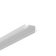 Profilé aluminium 2m DIAGONAL10 C - Aluminium brut, encastré, rail LED