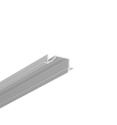 Profilé en aluminium DIAGONAL10 C 2m - Anodisé, encastré, rail LED
