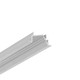 Profilé en aluminium 1m DIAGONAL14 F/TY - Aluminium brut, encastré, rail LED