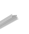 Profilé en aluminium 1m DIAGONAL14 F/TY - Aluminium brut, encastré, rail LED