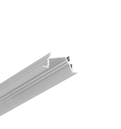 Profilé en aluminium 2m DIAGONAL14 F/TY - Anodisé, encastré, rail LED
