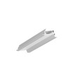 Profilé en aluminium 2m DIAGONAL14 F/TY - Anodisé, encastré, rail LED