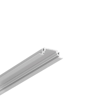Profilé en aluminium 1m GROOVE10 BC/UX - Anodisé, encastré, rail LED