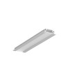 Profilé en aluminium 1m GROOVE10 BC/UX - Anodisé, encastré, rail LED