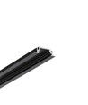 Profilé en aluminium 1m GROOVE10 BC/UX - Anodisé noir, encastré, rail LED