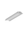 Profilé en aluminium 1m GROOVE10 BC/UX - Anodisé, encastré, rail LED