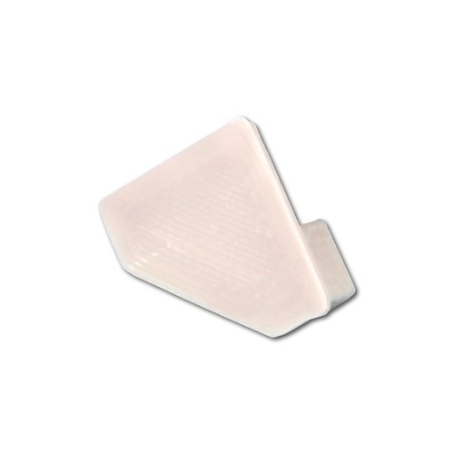Embouts pour profilé d'angle PVC 15x15 - 2 pcs, blanc