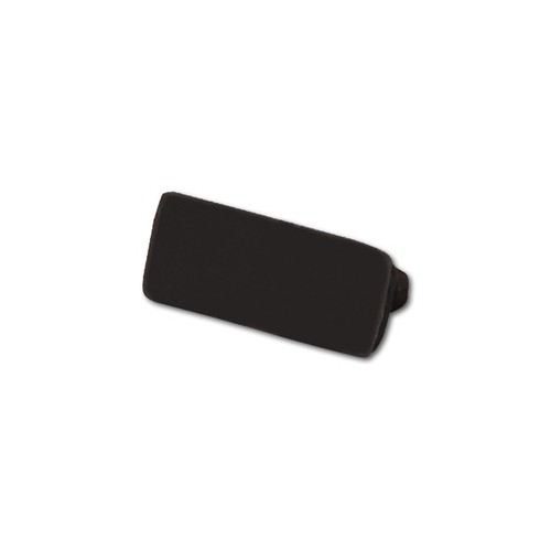 Embouts pour profilé PVC 16x7 - 2 pcs, noir