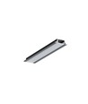 Profilé alu 2m GROOVE10.V2 A1C/U - Noir anodisé, encastré, rail LED