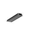Profilé en aluminium 1m GROOVE14 EE7F/TY - Noir anodisé, encastré, rail LED
