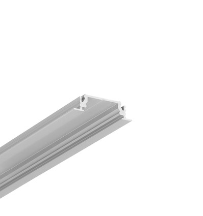 Profilé en aluminium 2m GROOVE14 EE7F/TY - Anodisé, encastré, rail LED