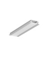 Profilé en aluminium 2m GROOVE14 EE7F/TY - Anodisé, encastré, rail LED