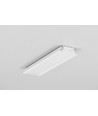 Profilé en aluminium 2m GROOVE14 EE7F/TY - Blanc laqué, encastré, rail LED