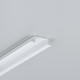 Profilé en aluminium 2m GROOVE14.V2 BC3/Y - Blanc laqué, encastré, rail LED