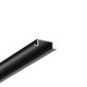 Profilé en aluminium 2m GROOVE14.V2 BC3/Y - Noir anodisé, encastré, rail LED