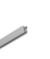 Profilé en aluminium 1m HI8 C1 - Anodisé, encastré, rail LED