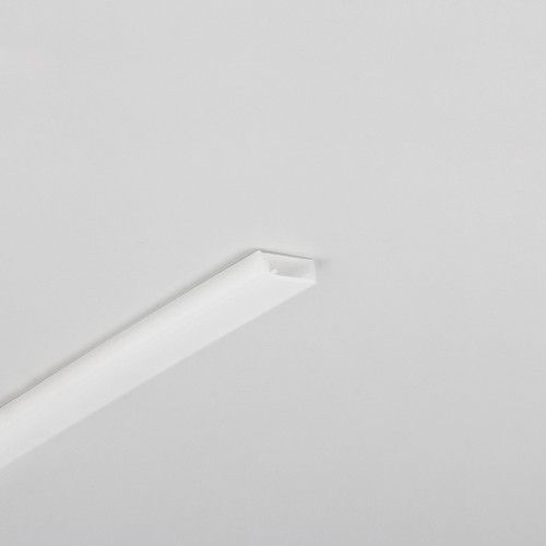 Profilé en aluminium SLASH8 1m - Blanc laiteux, encastré, rail LED